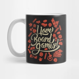 I Love Board Games Mug